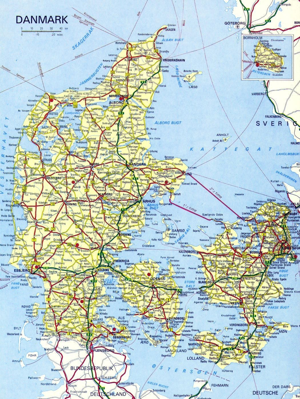 copenhaguen, dinamarca mapa turístic